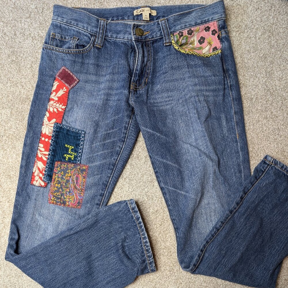 CAbi Patchwork Jeans
